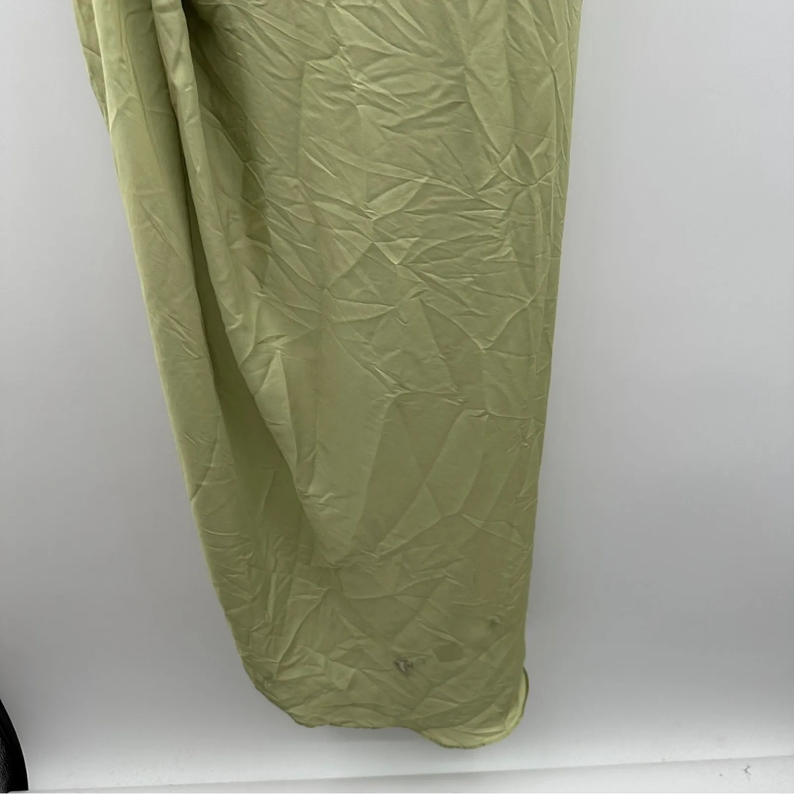 RTR Baobab Selma Grape Green Sleeveless Sarong‎ Wrap Midi Dress Sz XS - Image 5