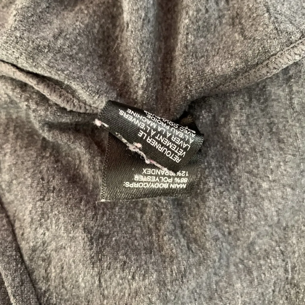 Zella‎ Womens Top XS Gray Long Sleeve Athletic Tee Yoga Running Activewear - Image 6