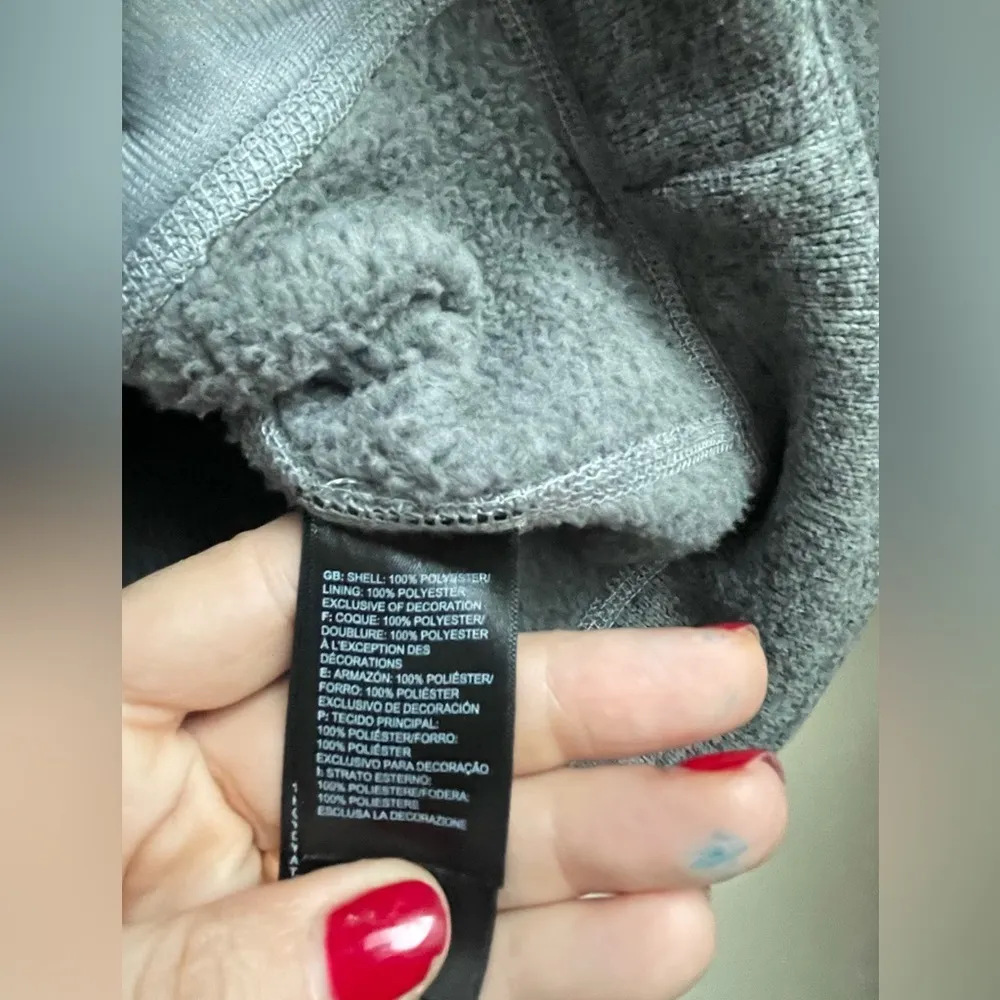 The North Face Zip Up Sweater Fleece Size Small‎ Small Flaw Extra Embroidery - Image 2