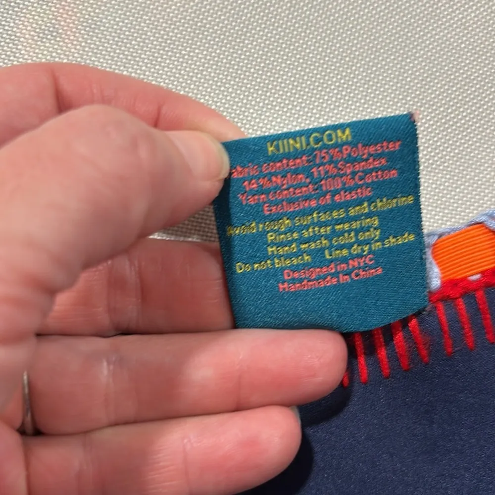 KIINI TASMIN - ONE SHOULDER TOP NAVY SIZE Large NWOT - Image 7