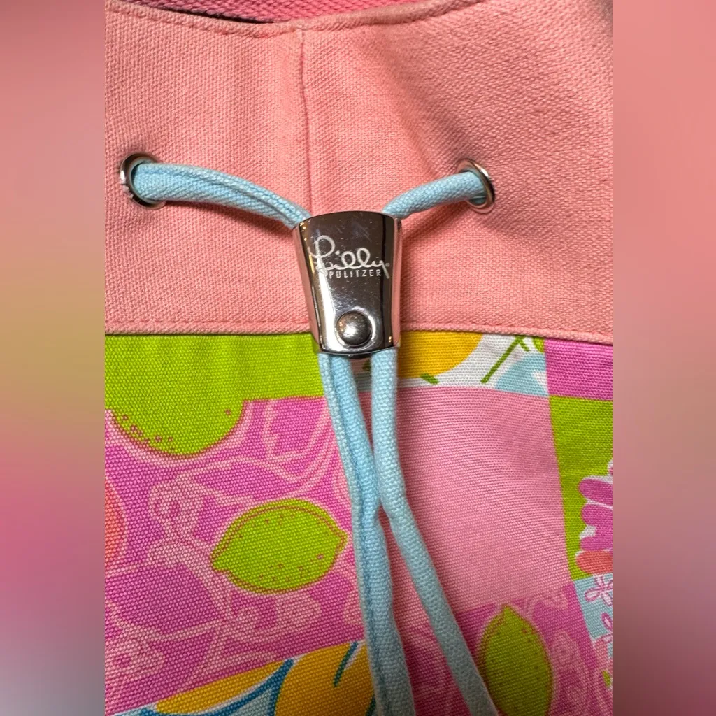 Lilly Pulitzer White Label Bucket Bag - Image 3