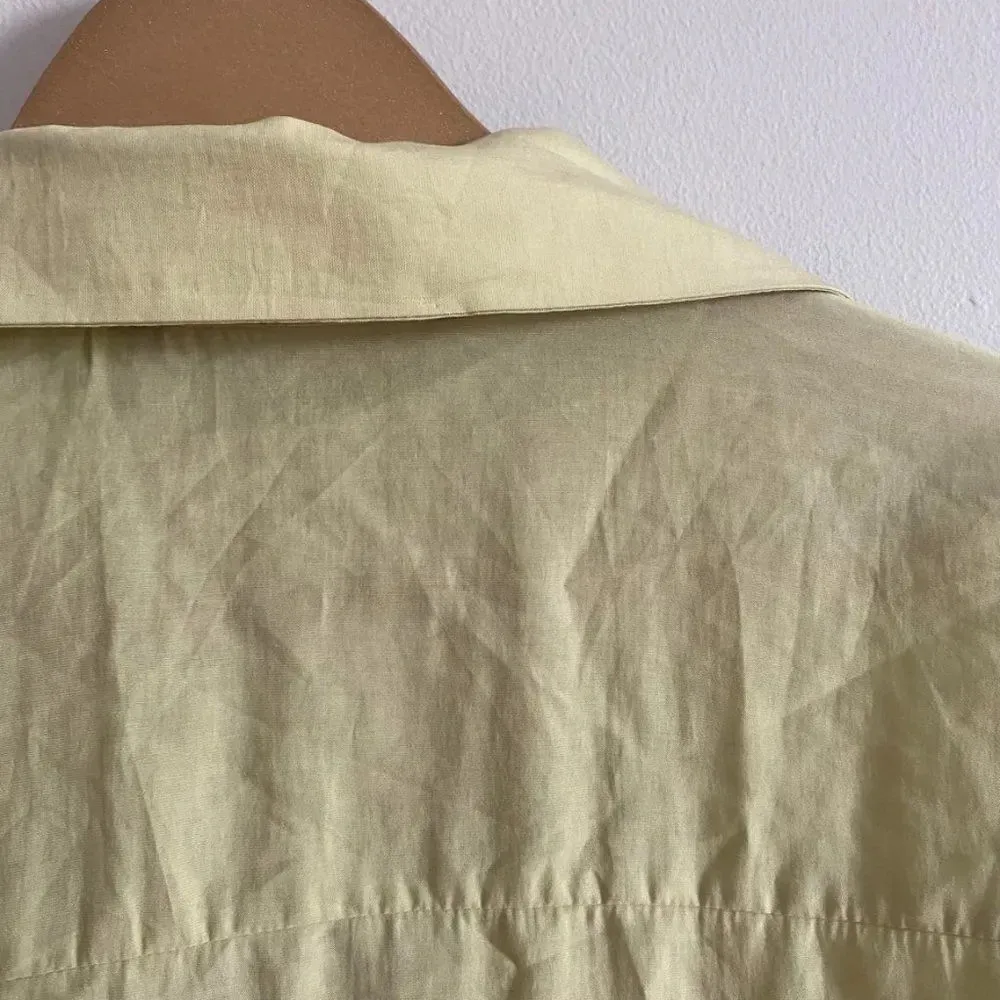 Green Draped Mini Dress - Image 11