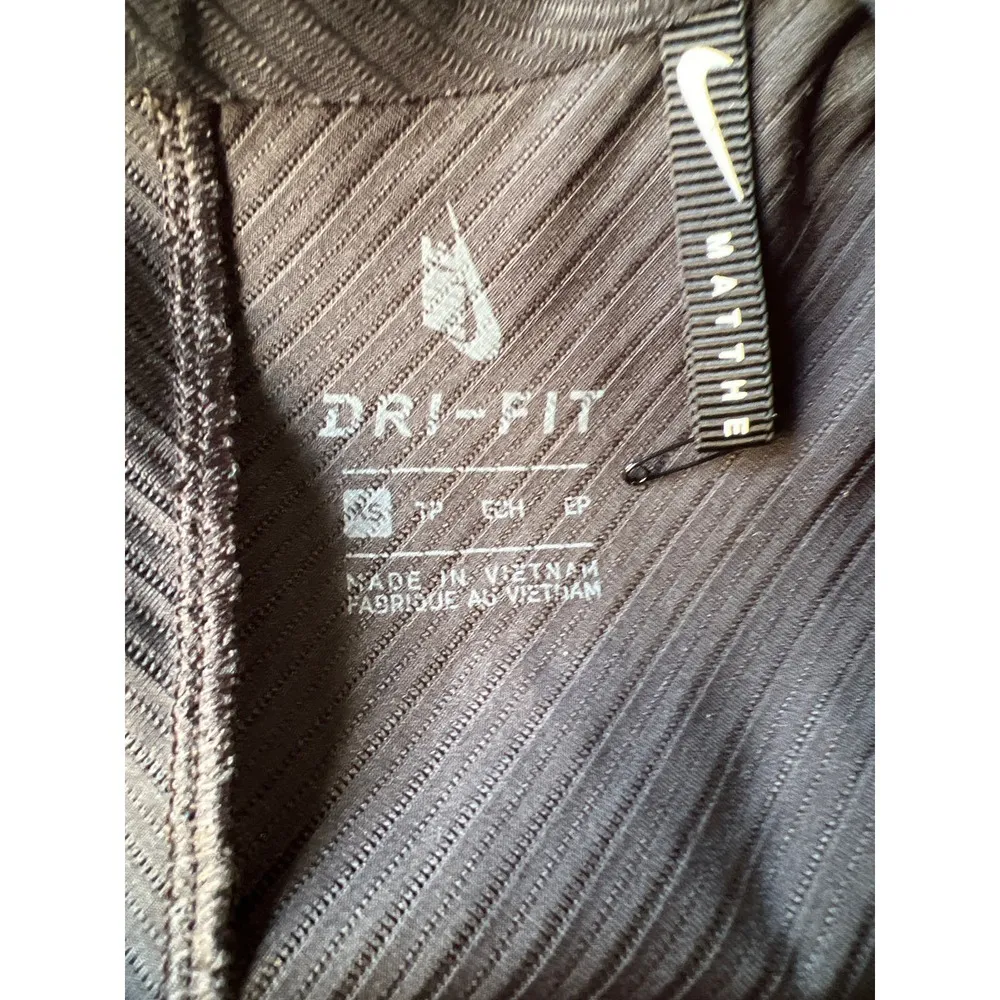 Nike Black MMW Edition Half Zip Sleeveless Cropped Sports Top Size XS NWT - Image 6