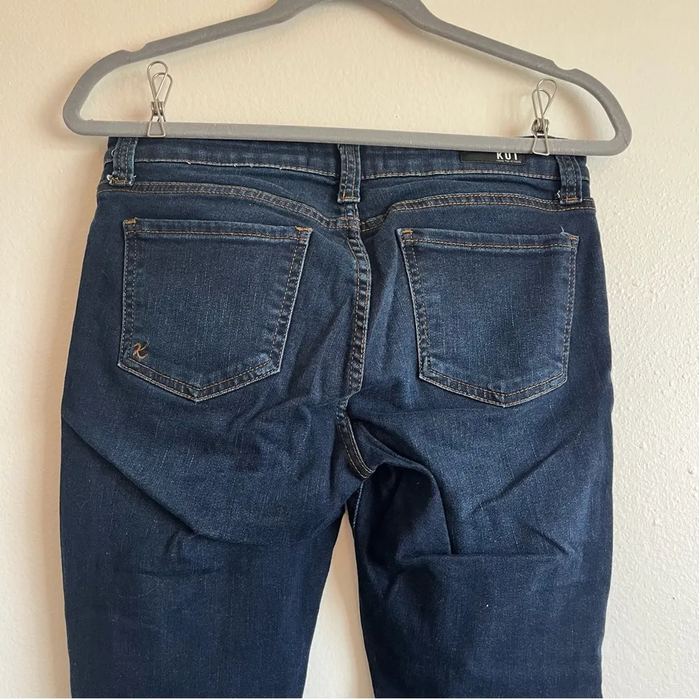 Kut from the Kloth Connie Raw Hem Ankle With Zipper Skinny Jeans Size 4 - Image 7