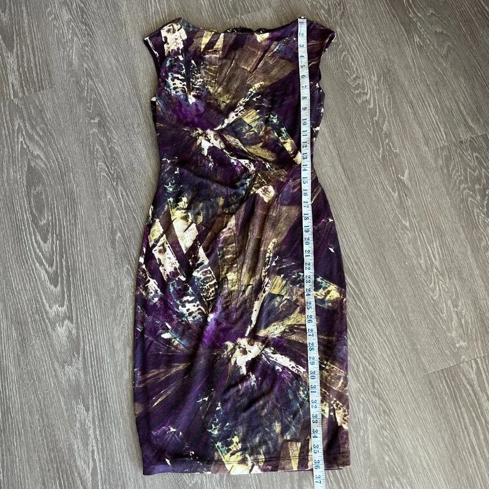 Suzi Chin For Maggy Boutique Dresss Size 2 Purple - Image 5