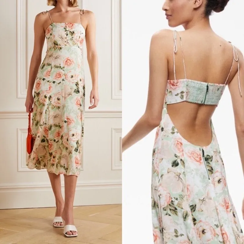 Alice and Olivia Lorelle Midi Dress, A03, Size 8, $148, NWT - Image 2