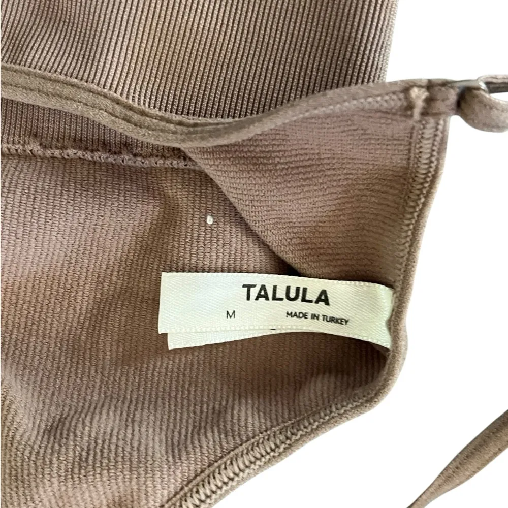 Talula Ribbed Brown Bralette - Image 3