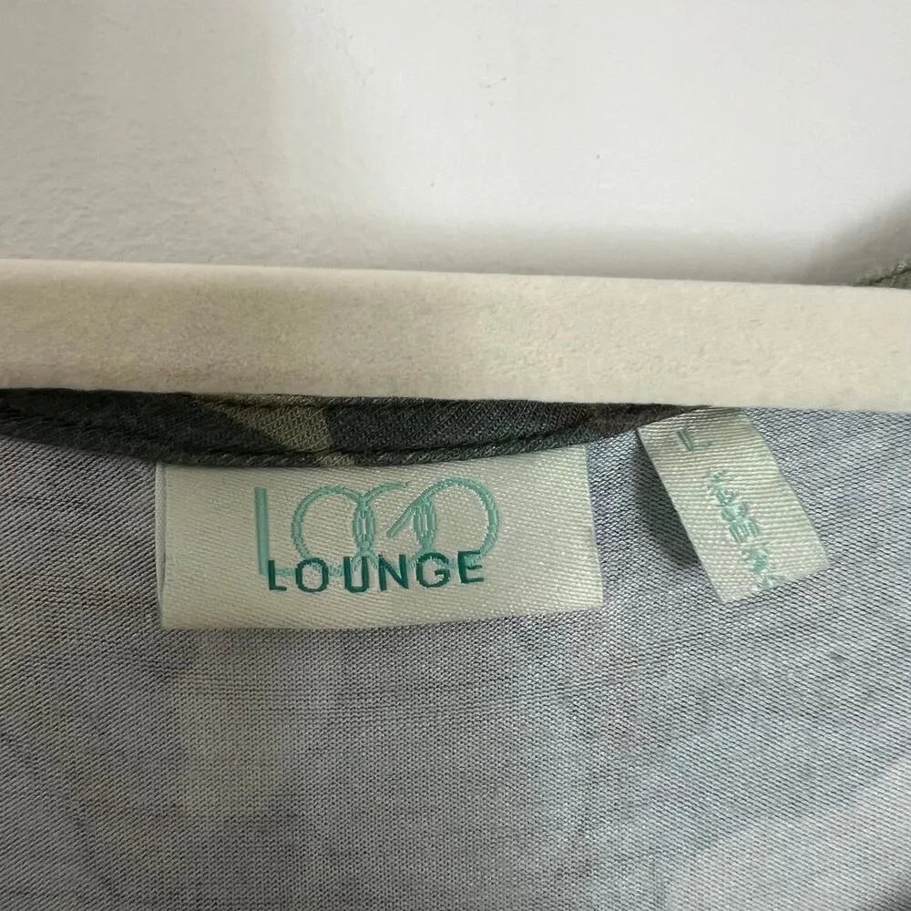 LOGO Lounge by Lori Goldstein Camo Army Printed Jersey Knit Tank Size Large - Image 5