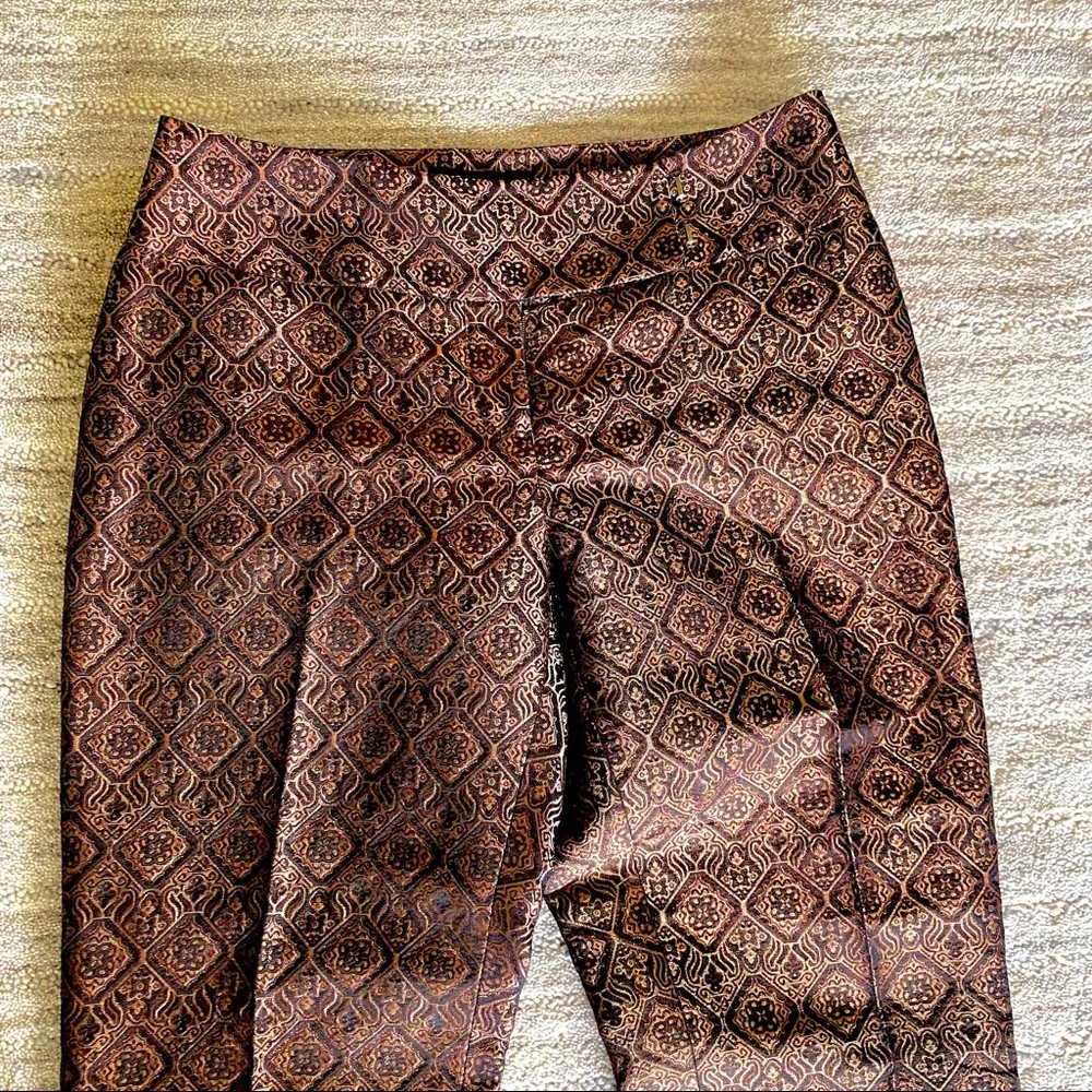 CONTEXT DRESSY SILK BLEND PANTS Black Size 2 - Image 7