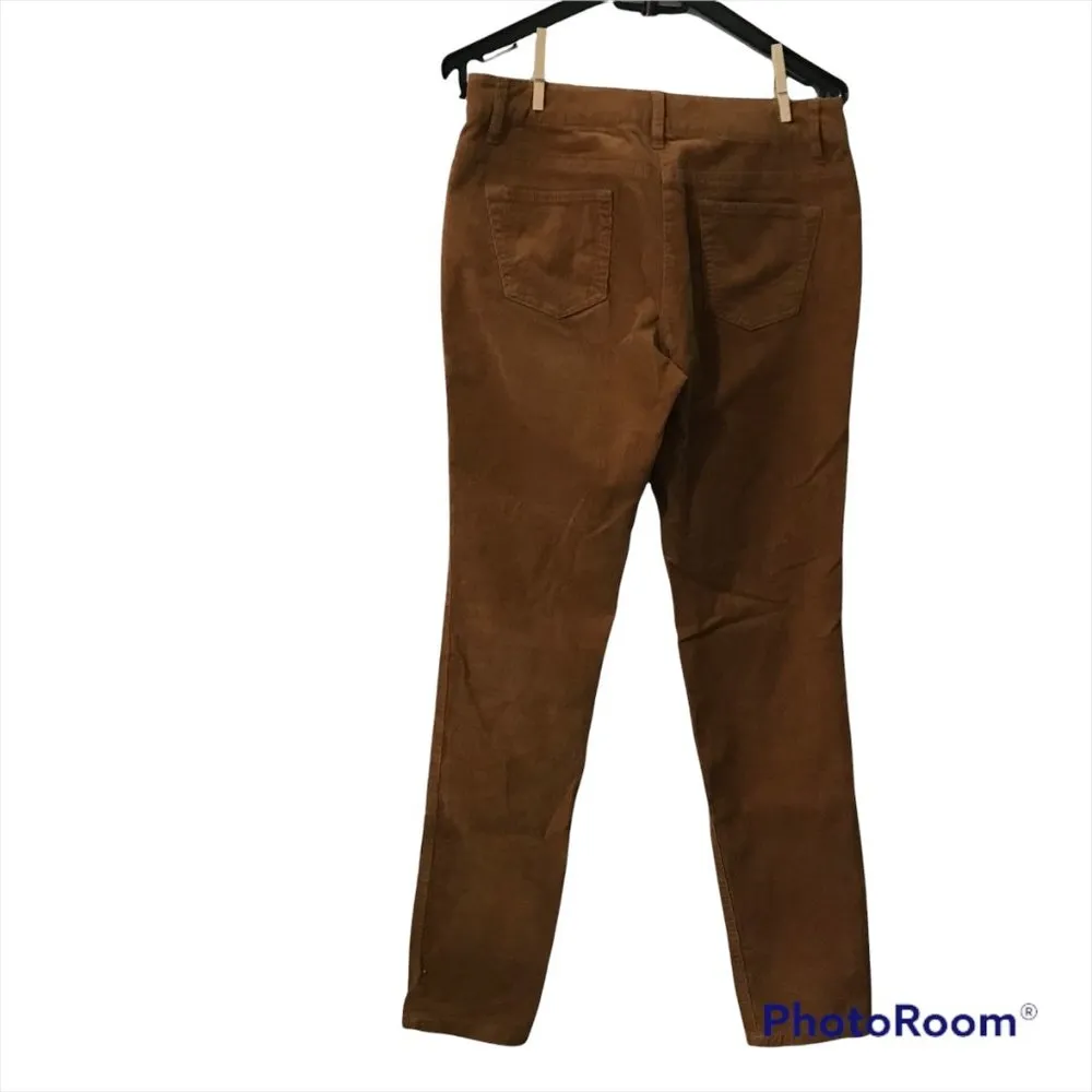 Willi Smith Corduroy Pants Women’s Cords Rust/Dark Orange Sz 4 (30X31) - Image 2