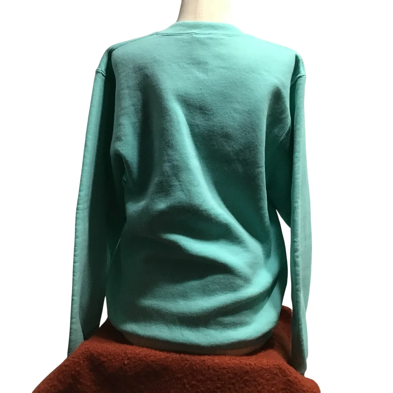 1981 Fruit Of The Loom USPS Love Birds Postage Stamp‎ Sweatshirt Small Vintage - Image 2