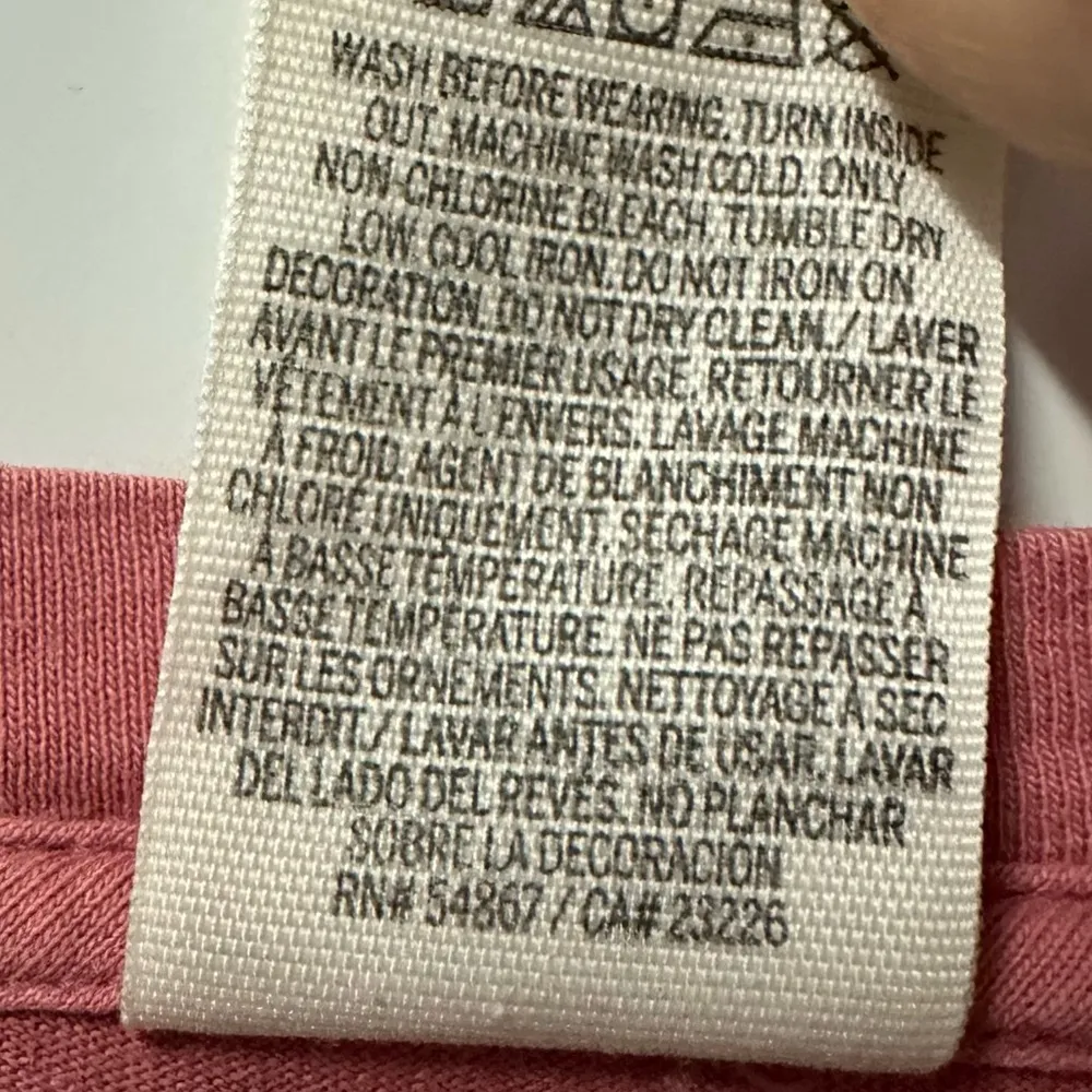 Pink by Victorias Secret Cotton Long Sleeve Pocket Tee Shirt Top Womens Medium - Image 7