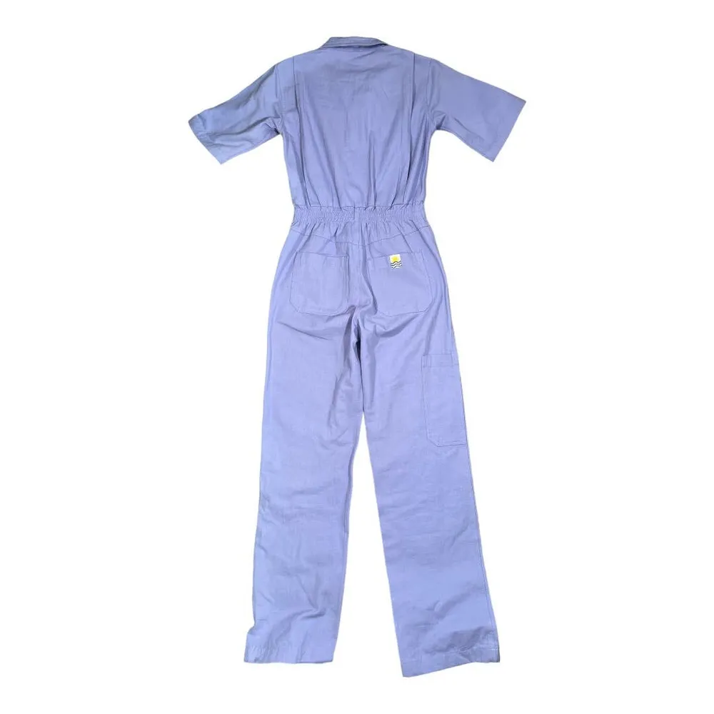L.F. Markley Danny Boilersuit in Lilac Size 2 Purple - Image 2