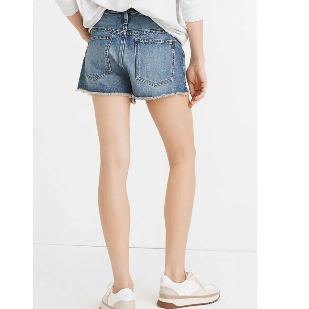 Madewell Relaxed Denim Jean Split Hem Edition Shorts,‎ Size 8 (29 Waist) NWT - Image 5