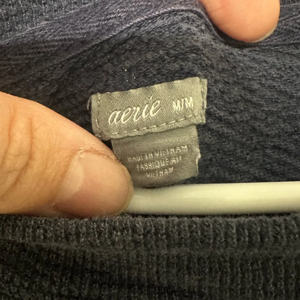 Aerie navy ‘So Salty’ Sweatshirt - Image 3