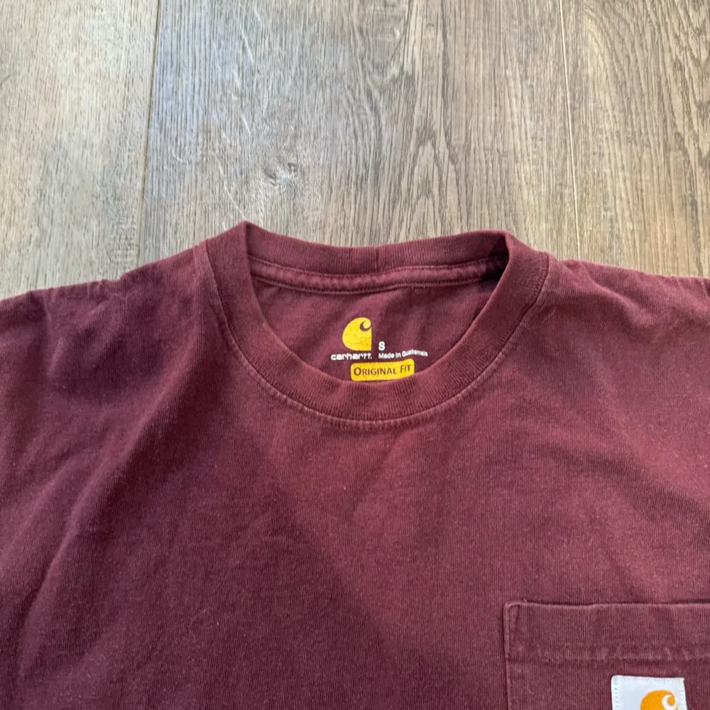 Carhartt Maroon Shirt Size S - Image 3