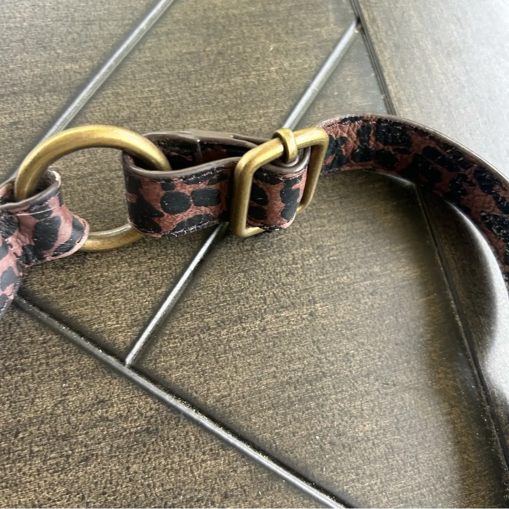 Frye  Maddie Style Leopard leather saddle bag, cossbody, trendy, mobwife - Image 15