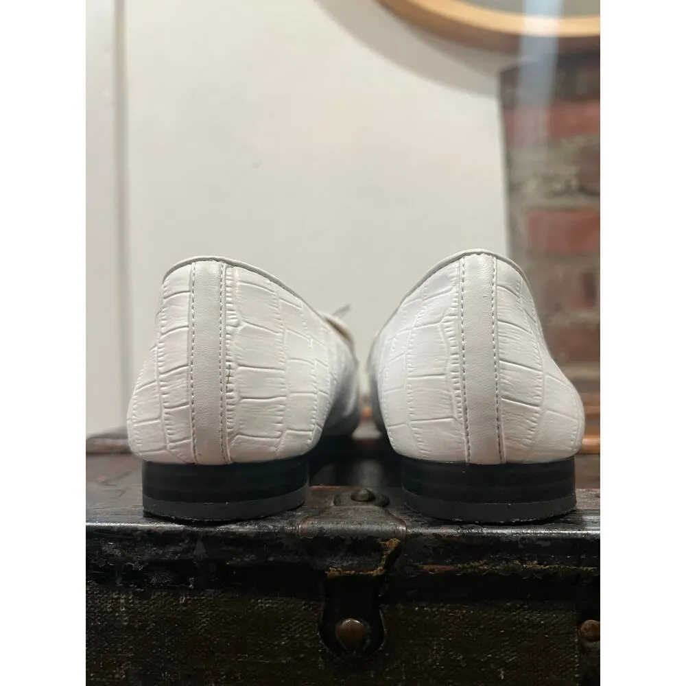 Women’s Ann Taylor Ursula Croco Tassel Loafer 7.5 - Image 6