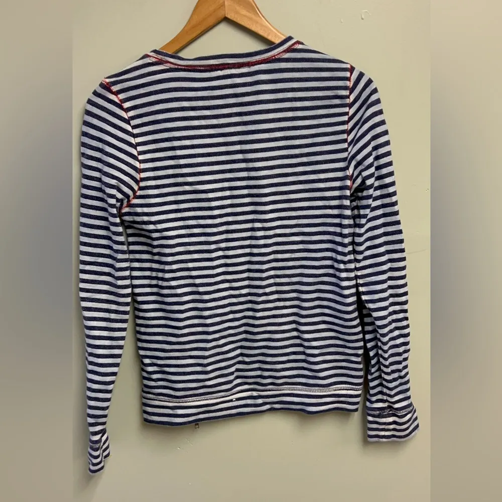 Lucky Lotus Striped Top Blue Size XS - Image 4