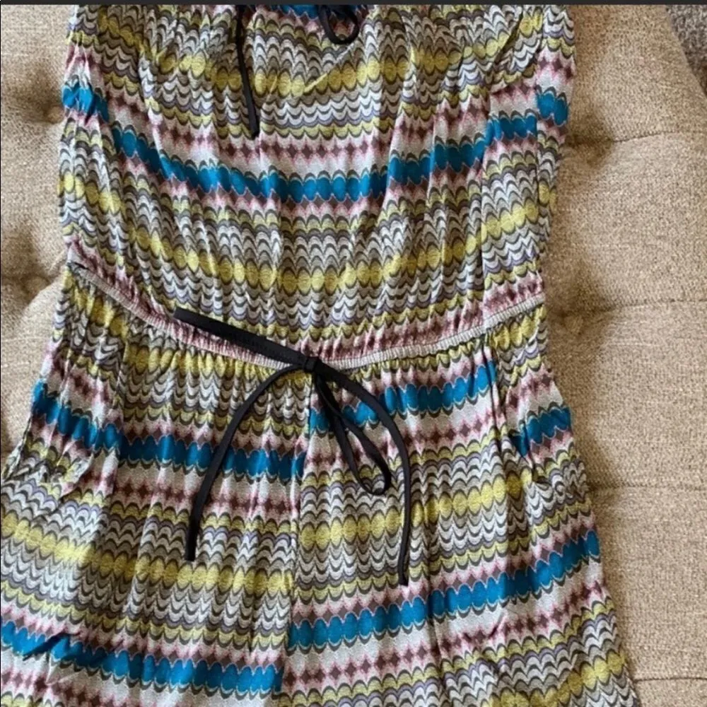 ‎Strapless Lightweight Romper Blue - Image 8