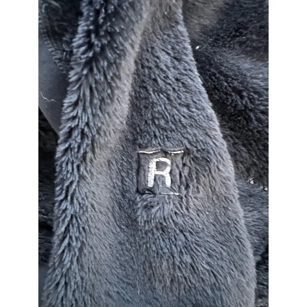 Patagonia Womens Black Fuzzy Full-Zip Hoodie Jacket Size M Polyester Warm & Soft - Image 9