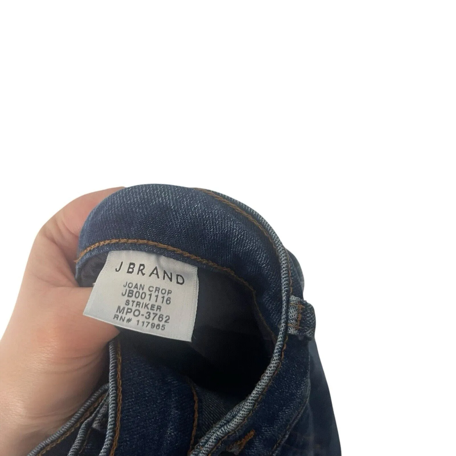 J Brand Size 30‎ Dark Wash High Rise Baggy Wide Leg Crop Jeans - Image 7