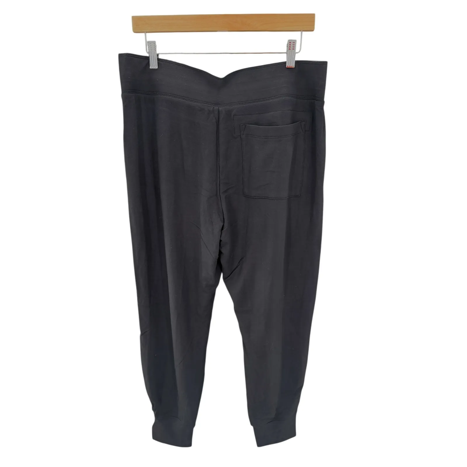 Athleta Bliss Jogger Black Soft Modal Drawstring Cuffed Lounge Pants L NWT - Image 8