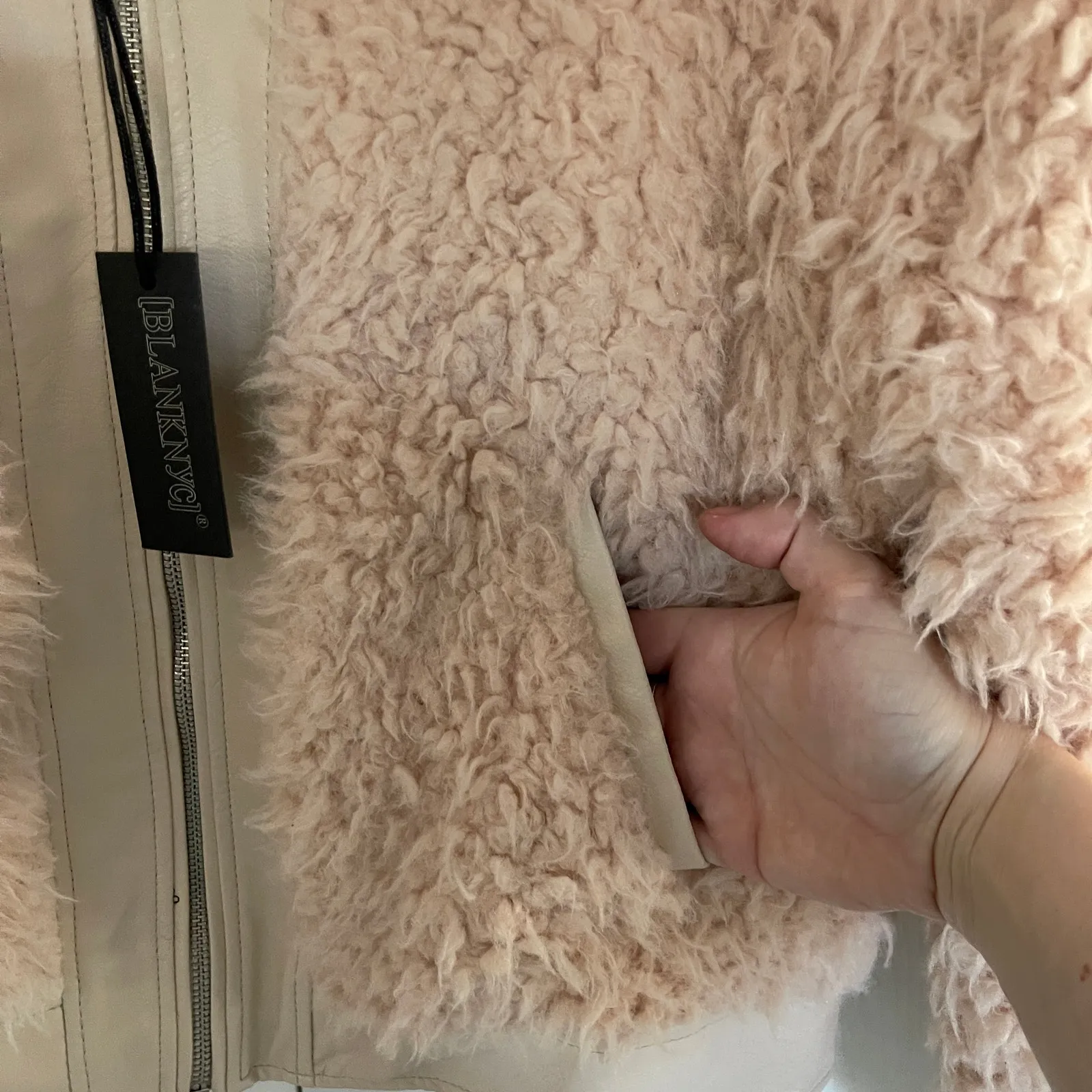 Blank NYC Faux Fur Cloud Nine Bomber Jacket - Image 7