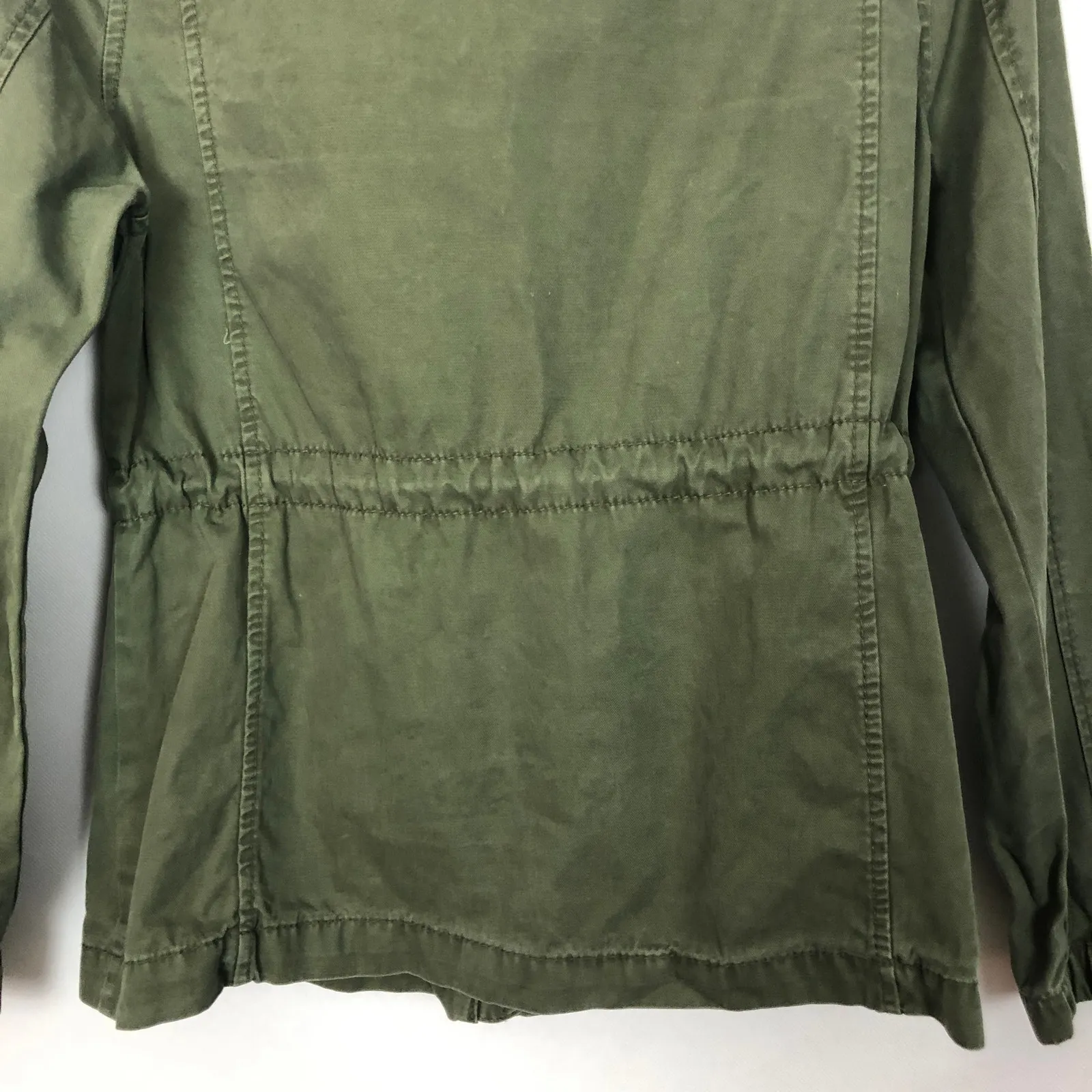 Old Navy Women's Full Zip Utility Twill Jacket S - Image 9