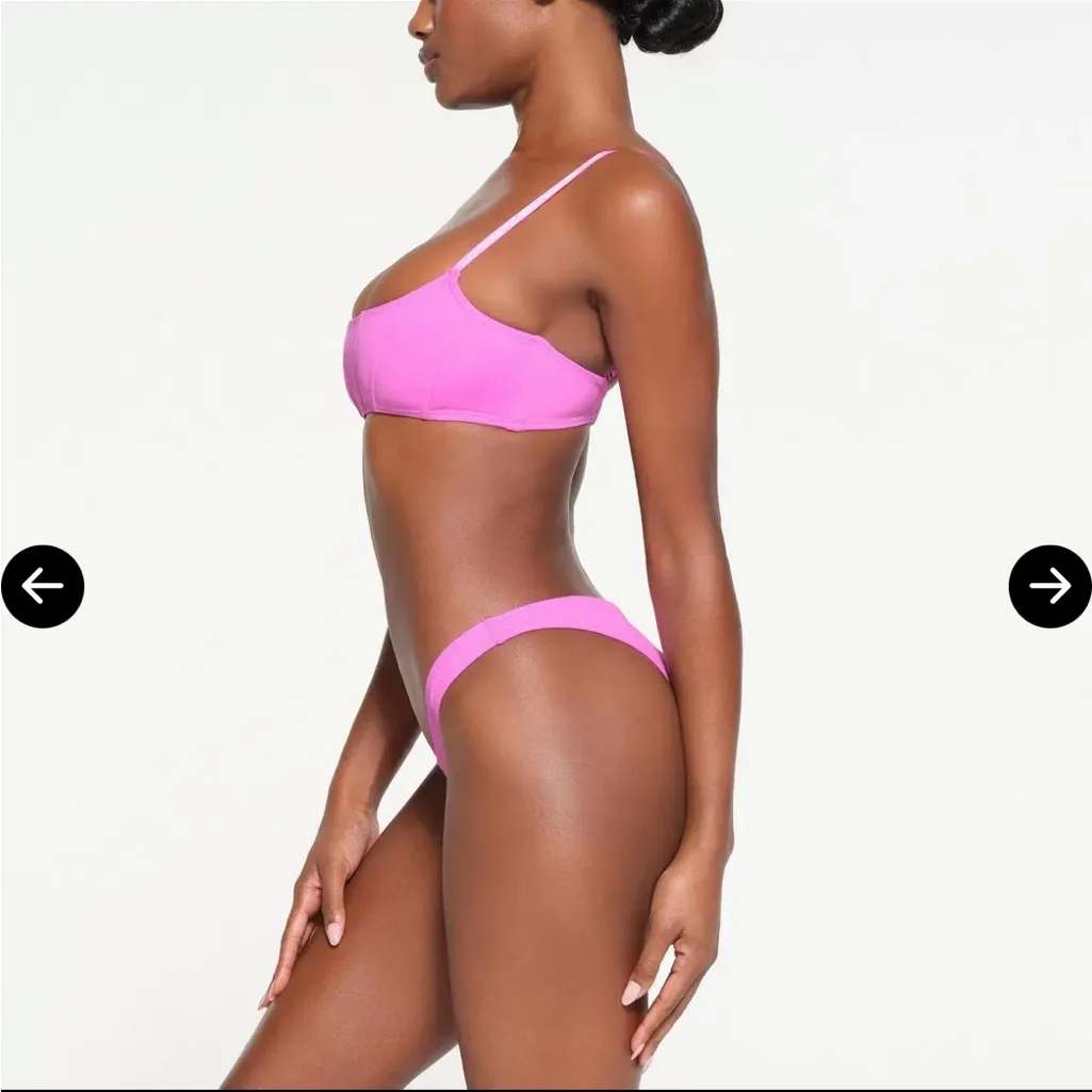 NWT SKIMS Corset Bikini Neon Orchid 💗 - Image 3