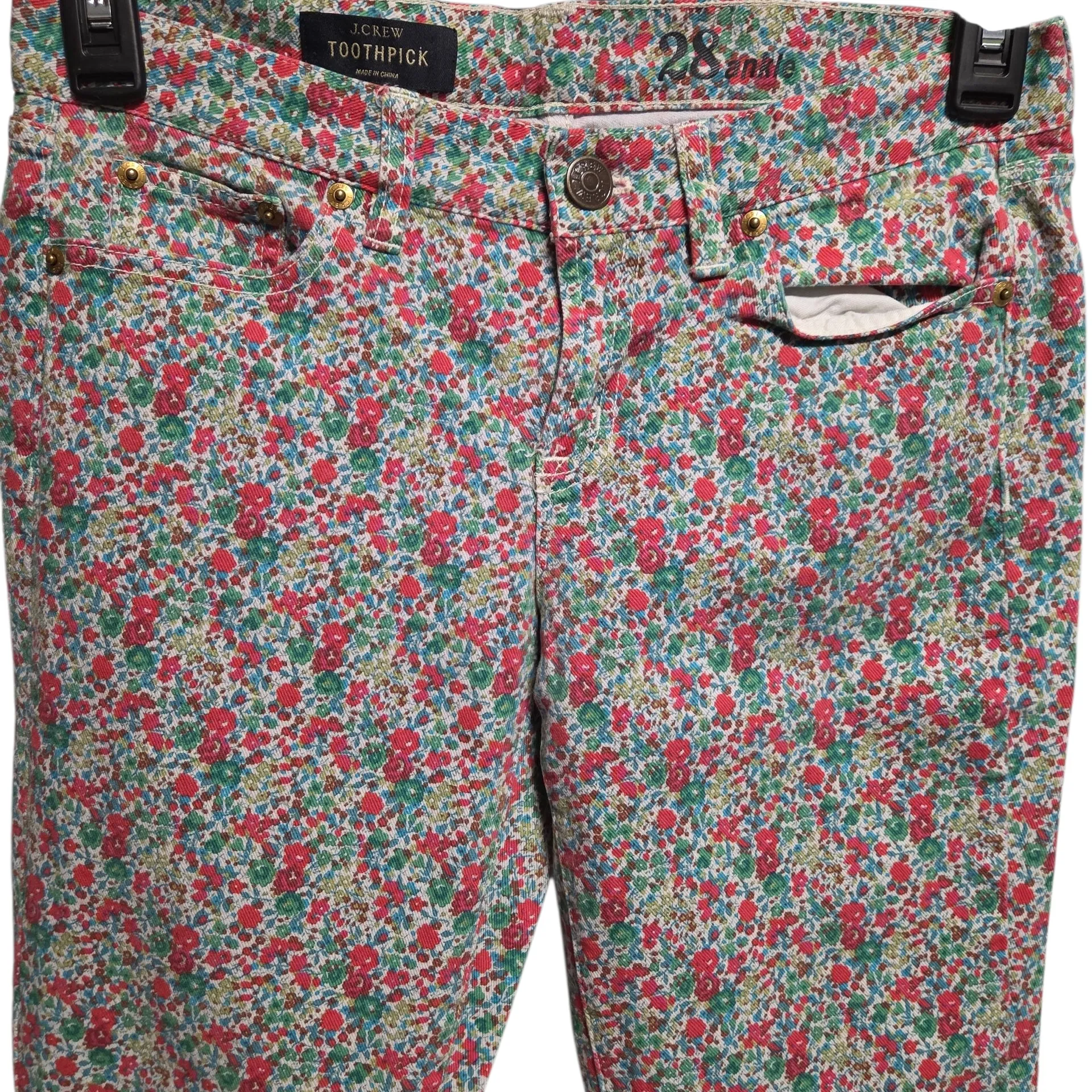 J. Crew Multicolor Floral Print Pants - Image 4