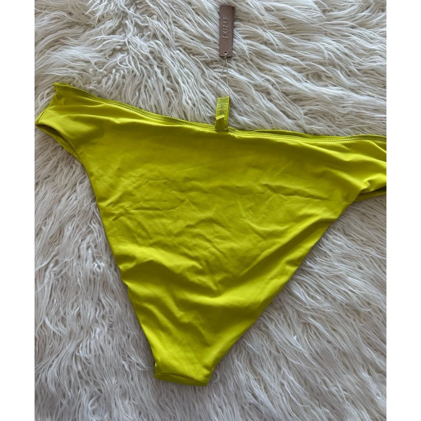 Skims Signature Swim Mid Waist Bottom Citrus Size 4X - Image 7