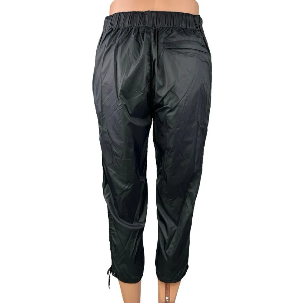 Opening Ceremony Black Windbreaker Parachute Zipper Crop Trousers Rain Pants XS - Image 3