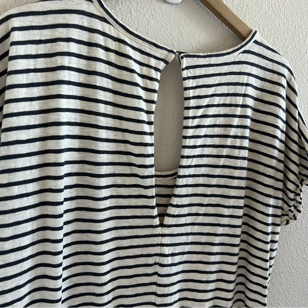 Lou & Grey for LOFT Striped Cotton Romper XL - Image 8