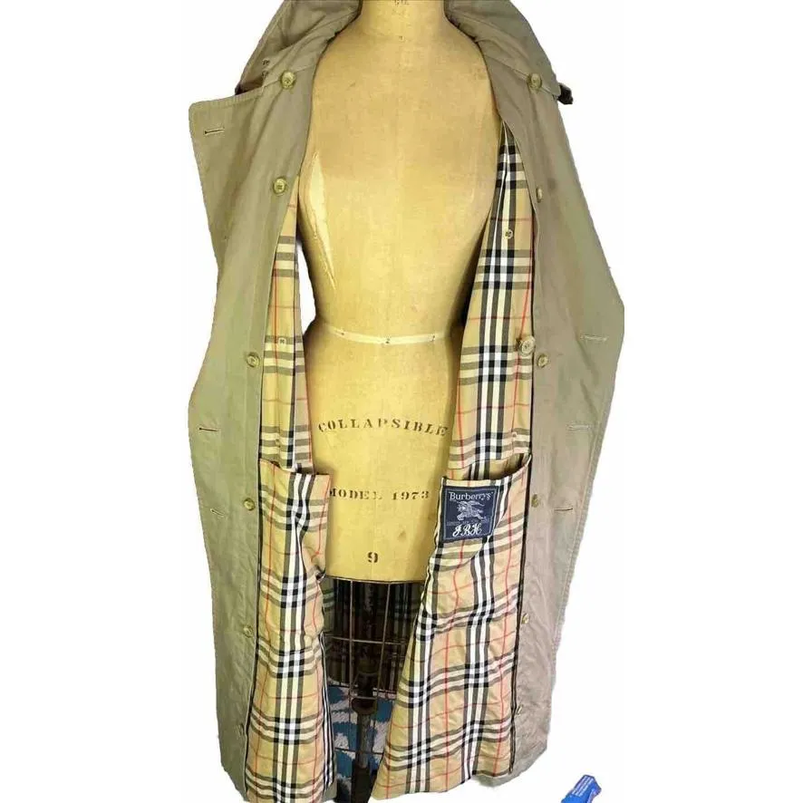 Burberry Burberrys London Old Money Quiet Luxury Minimalist Trench Coat Size 50 - Image 9