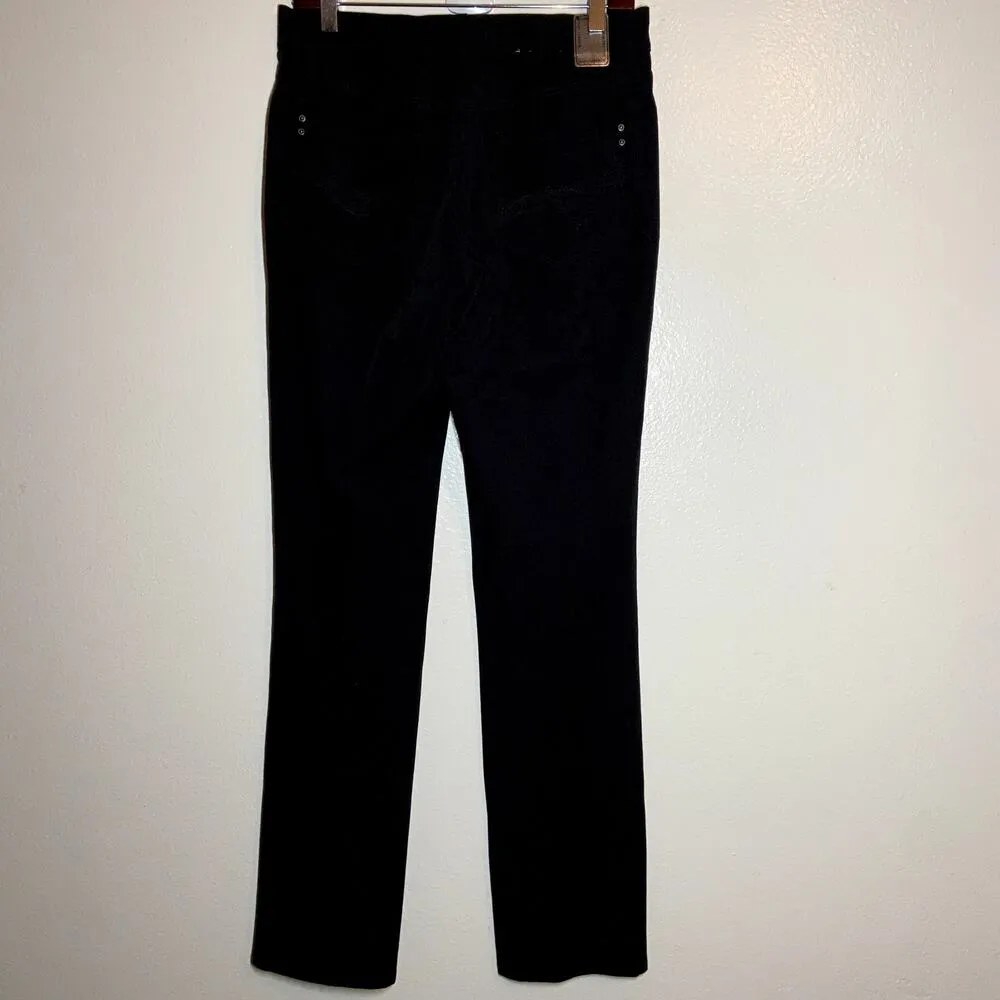 Atelier Gardeur Inga Jeans Straight Leg 48% Cotton High Waisted Black 38 6 - Image 6