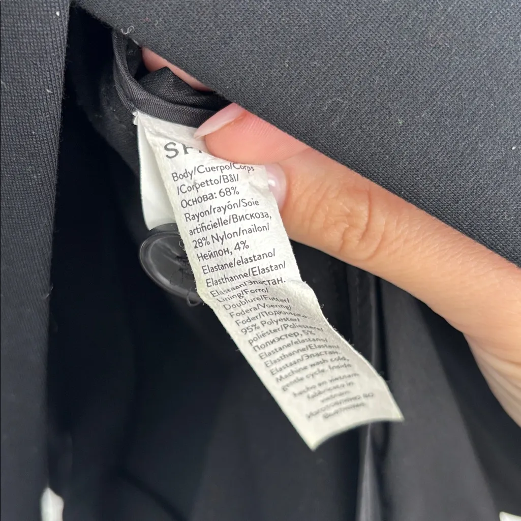 Spanx The Perfect Collarless Blazer in Black - Image 5