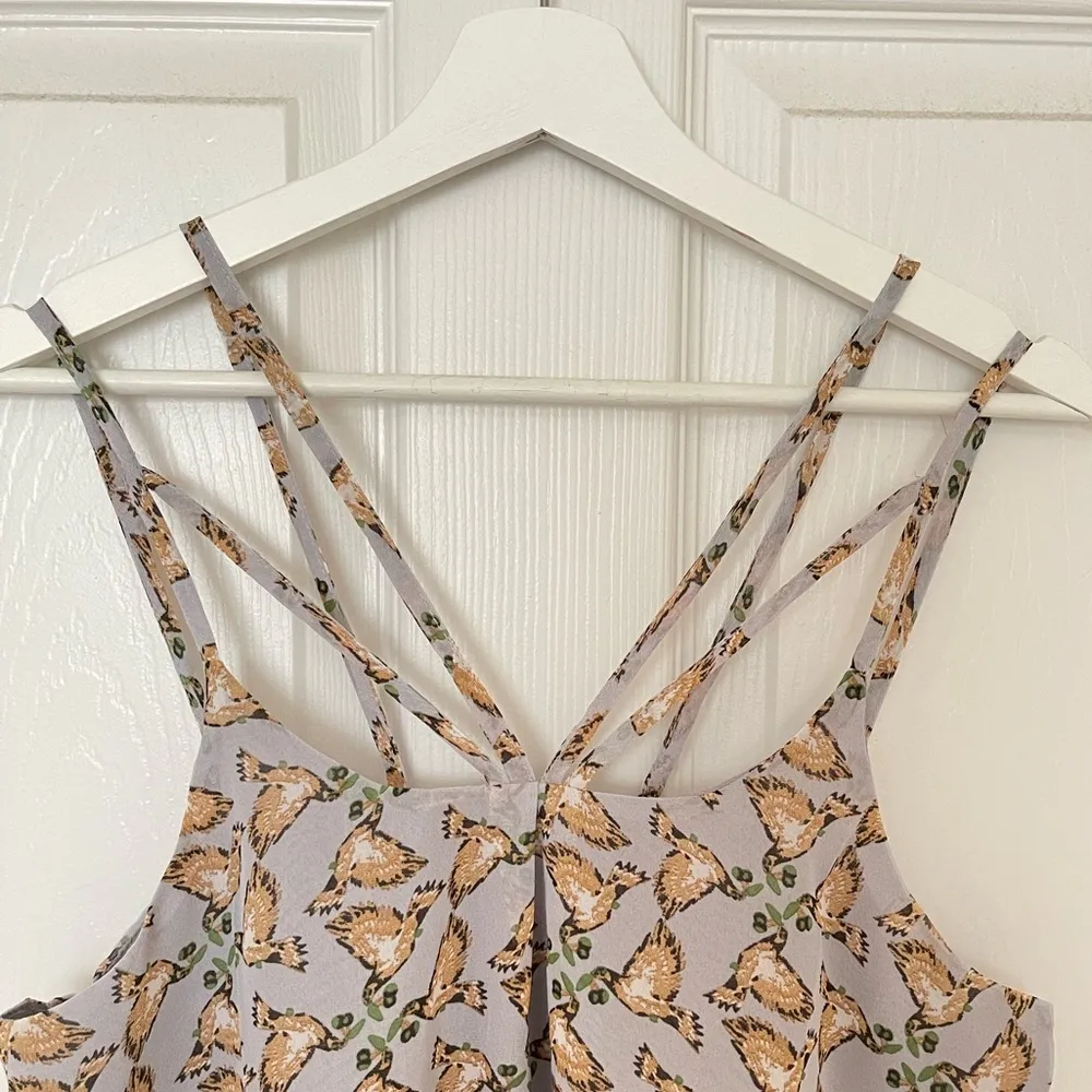 Entro Bird Print Strappy Tank - Medium - Image 7