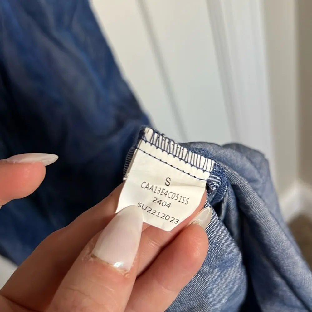 NWOT Blue Sleeveless Scoop Neck Pockets Jumpsuit - Image 5