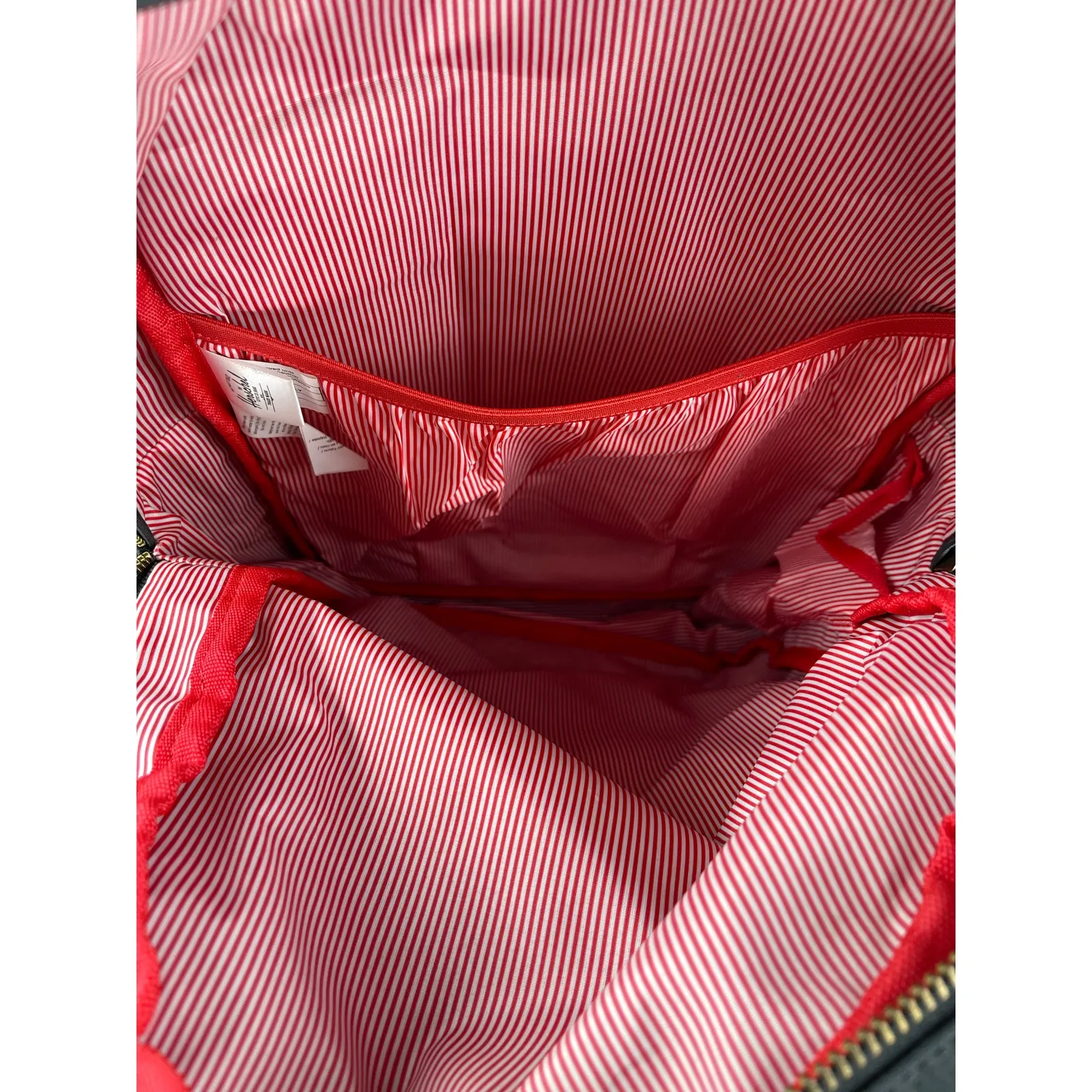 Herschel Settlement Unisex Black Travel School Zipper Pocket Adjustable Backpack - Image 4