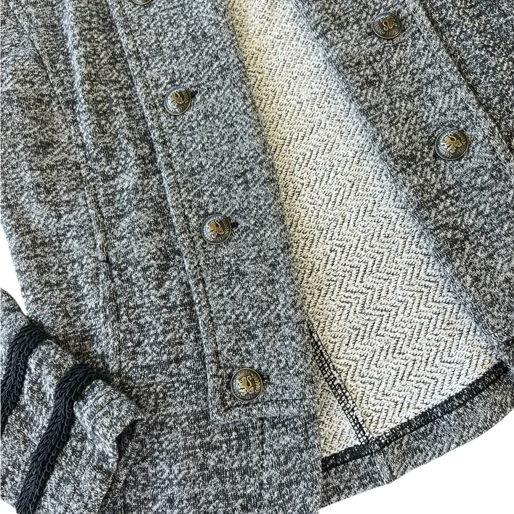 Women's Gray casual blazer Jacket - Image 3