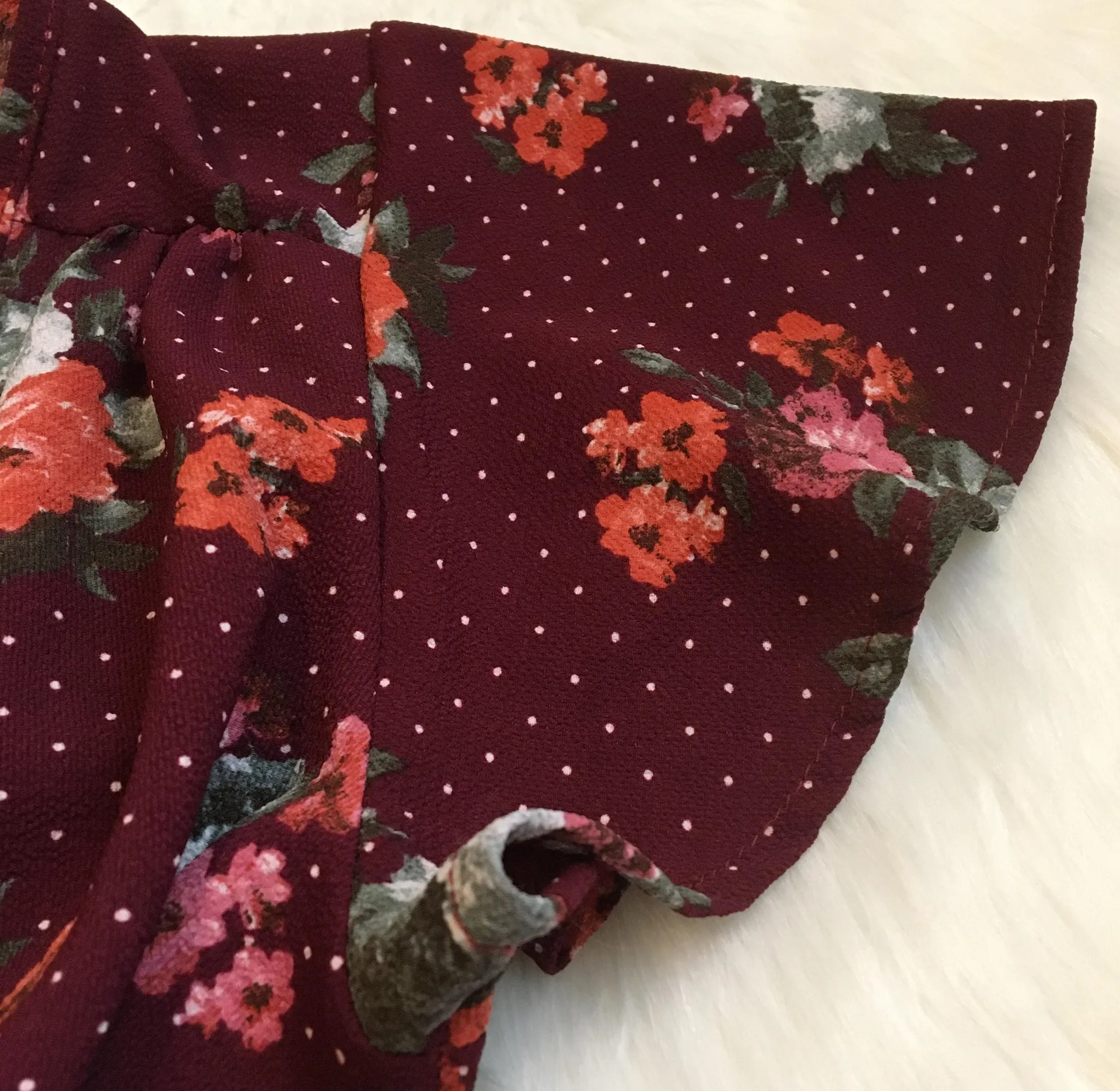 Superfoxx  | Surplice Flutter Sleeve Wrap Dress - Image 6