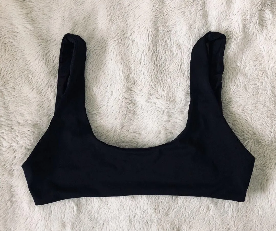 Basic Bikini Bra Black - Image 2