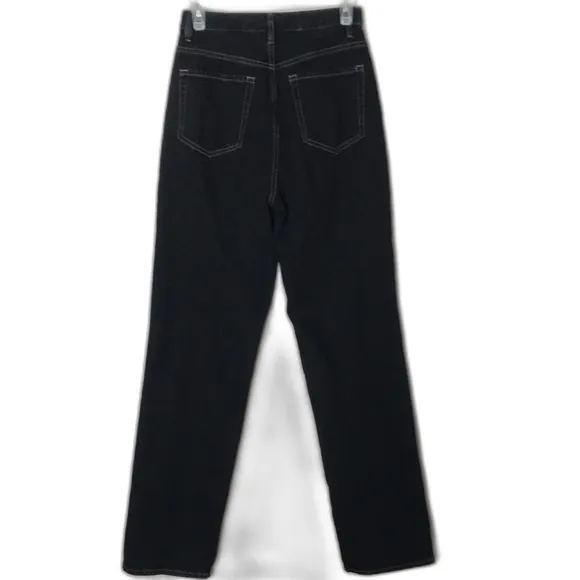 PacSun 90s boyfriend denim jeans blue and black size 26 - Image 8