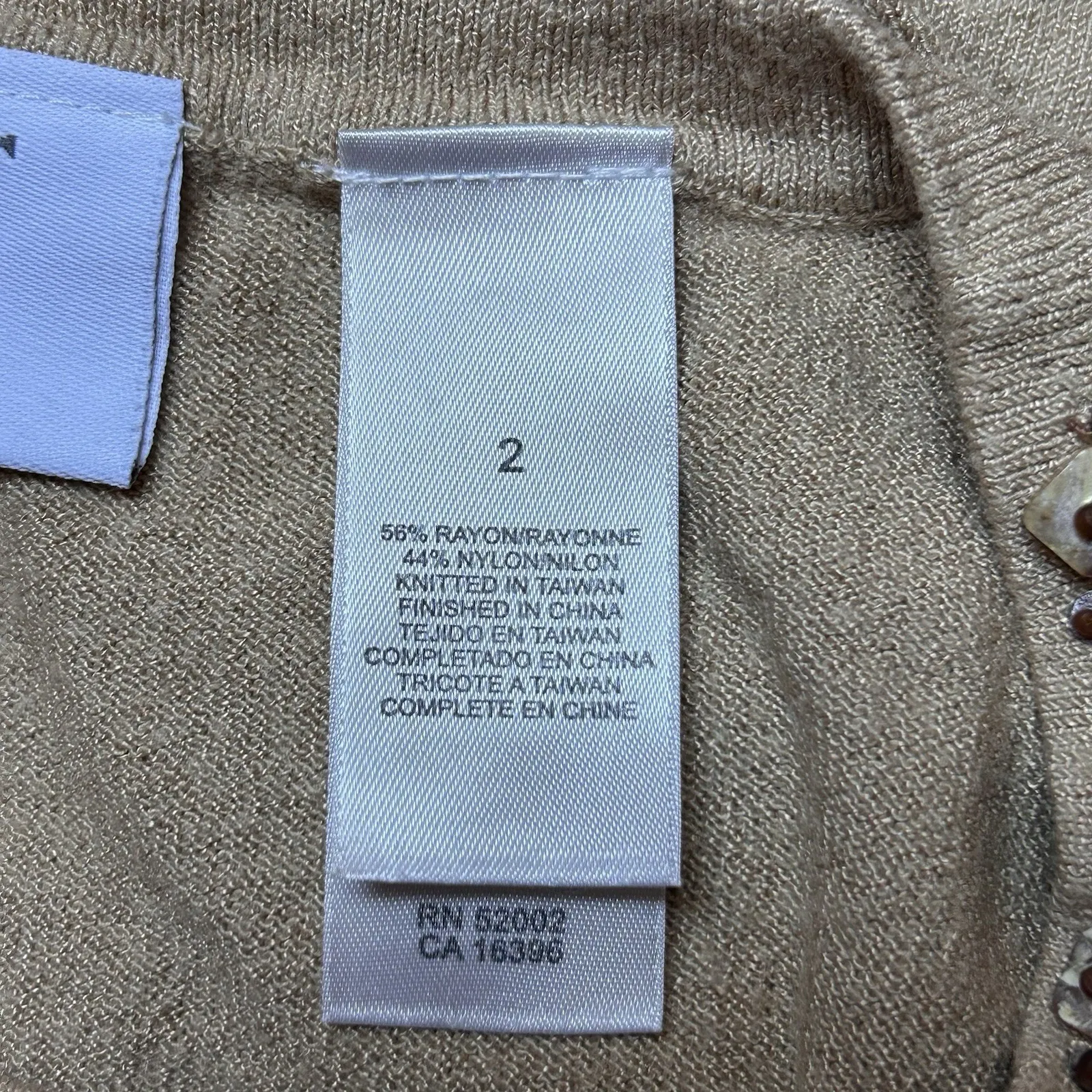 Vintage Liz Claiborne Villager Womens Beaded Sweater Plus Size 2 Grandma Cottage - Image 7