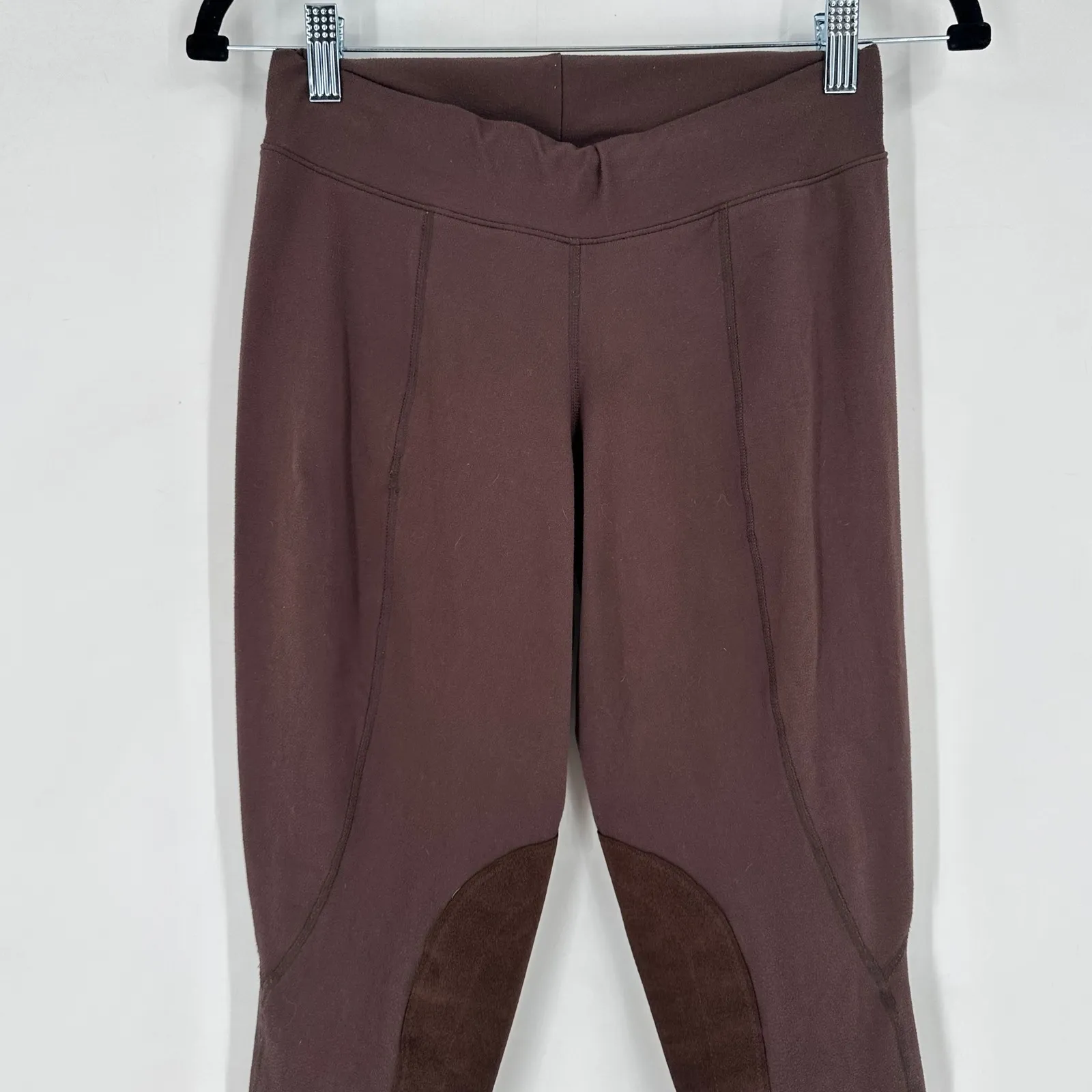 Kerrits Women's Riding Pants Leggings Brown Size M Knee Patch Equestrian - Image 5