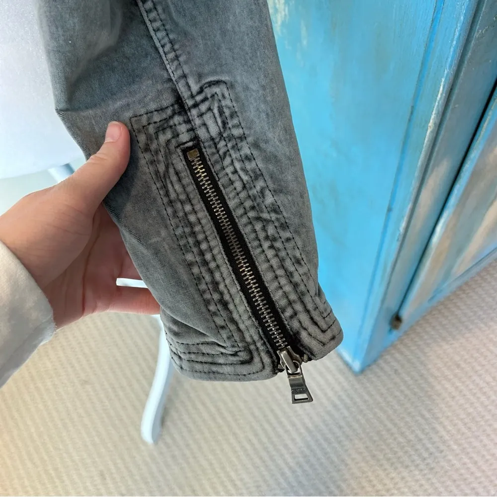 Guess  Jeans Y2K Asymmetrical Moto Jacket - Image 11