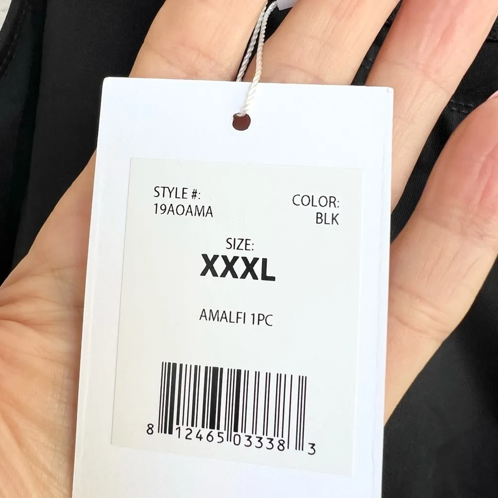 Andie swim Amalfi one piece swimsuit black XXXL new with tags - Image 5