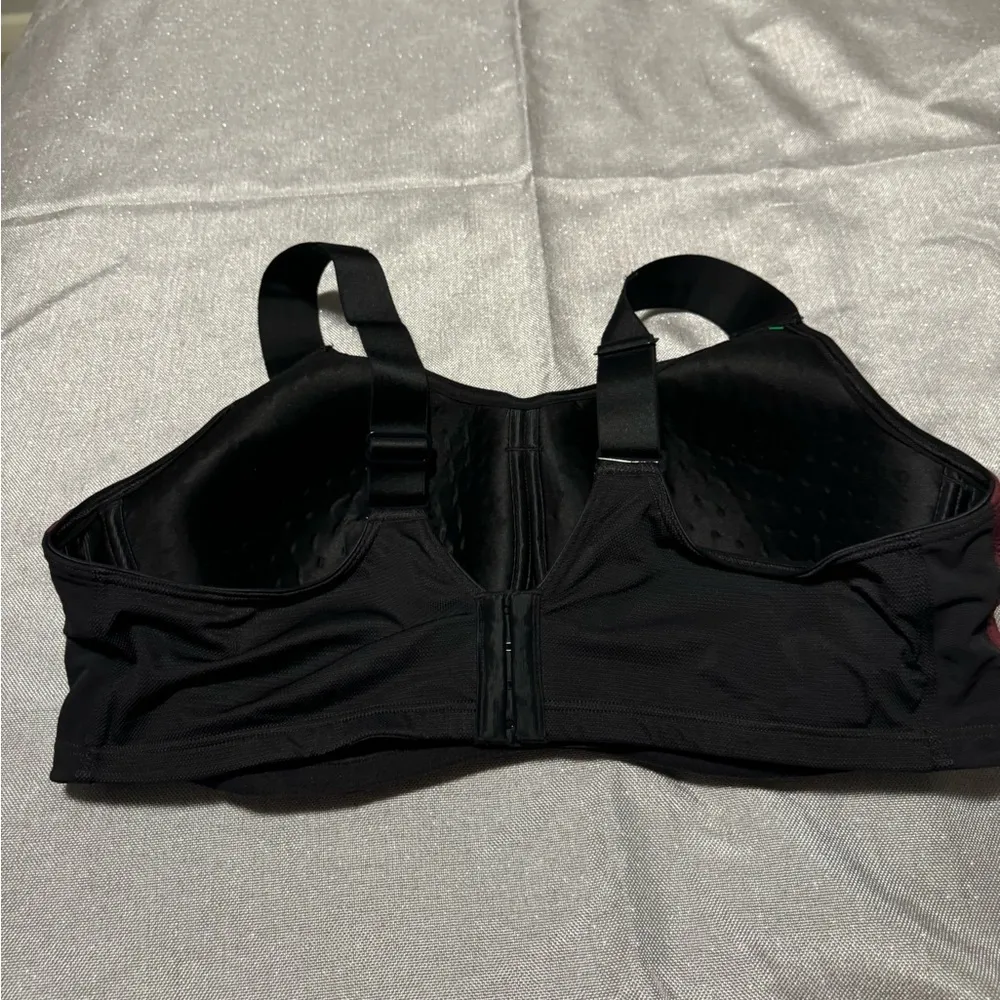 Lane Bryant LIVI Deep Red and Black Bra - Image 2