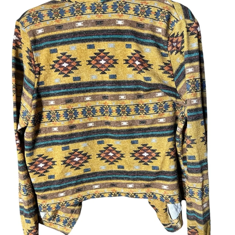 Forever 21 Southwestern Pattern Open Front Sweater Sz 1X - Image 4